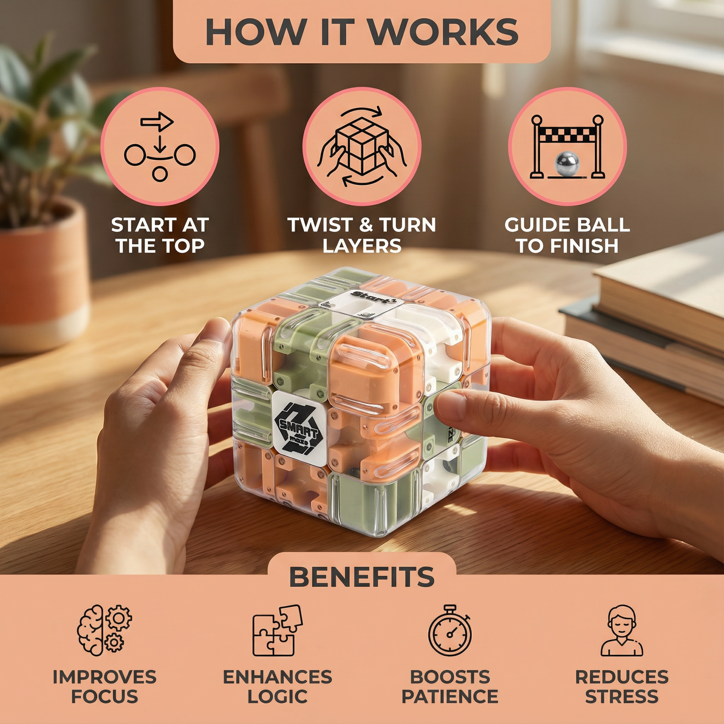 Woopier™️ Smart Cube